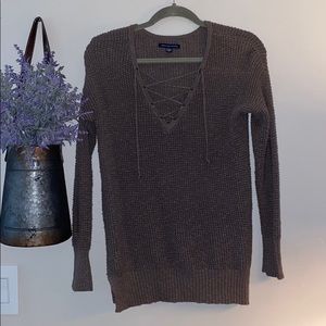 Light brown AEO Sweater